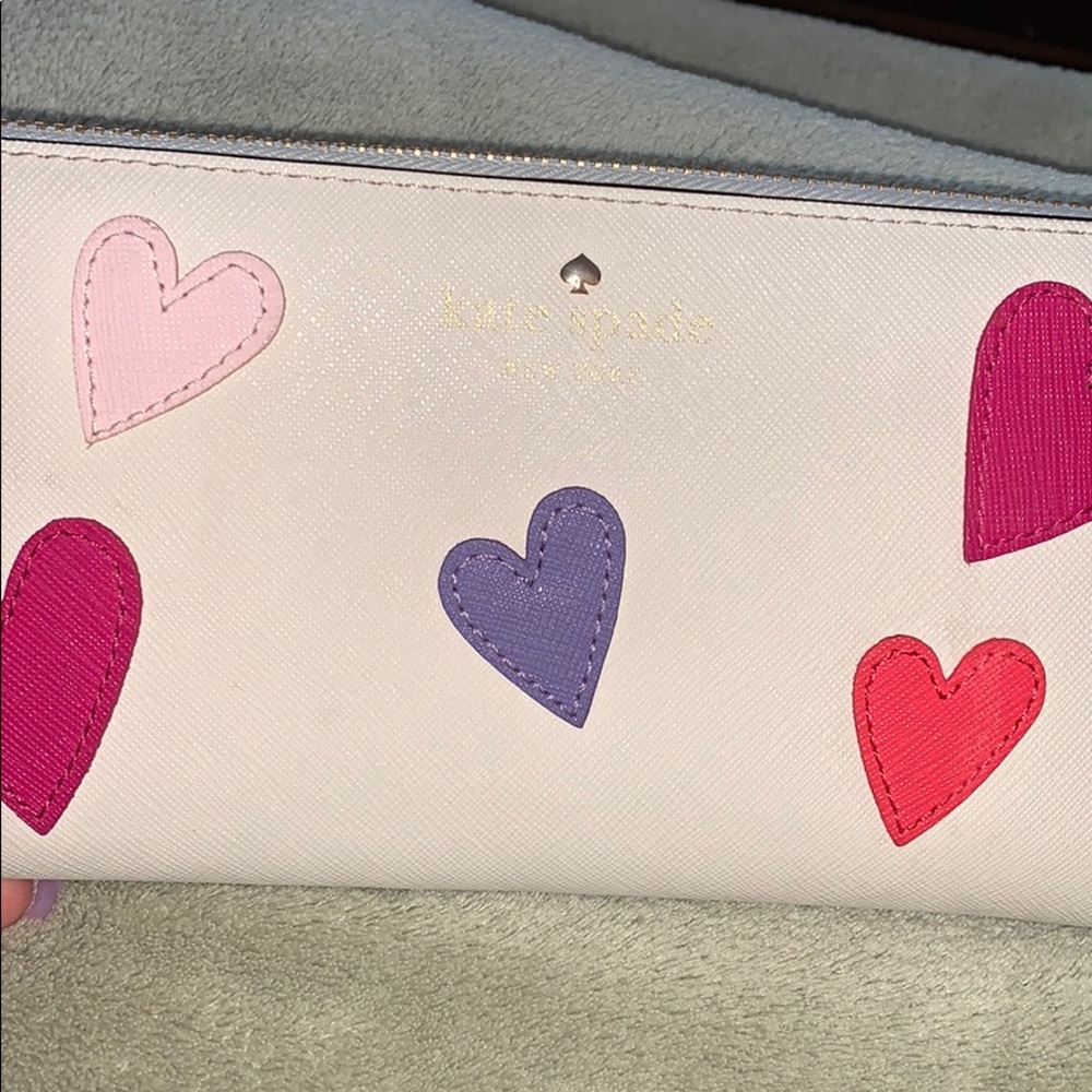 Kate spade heart wallet
